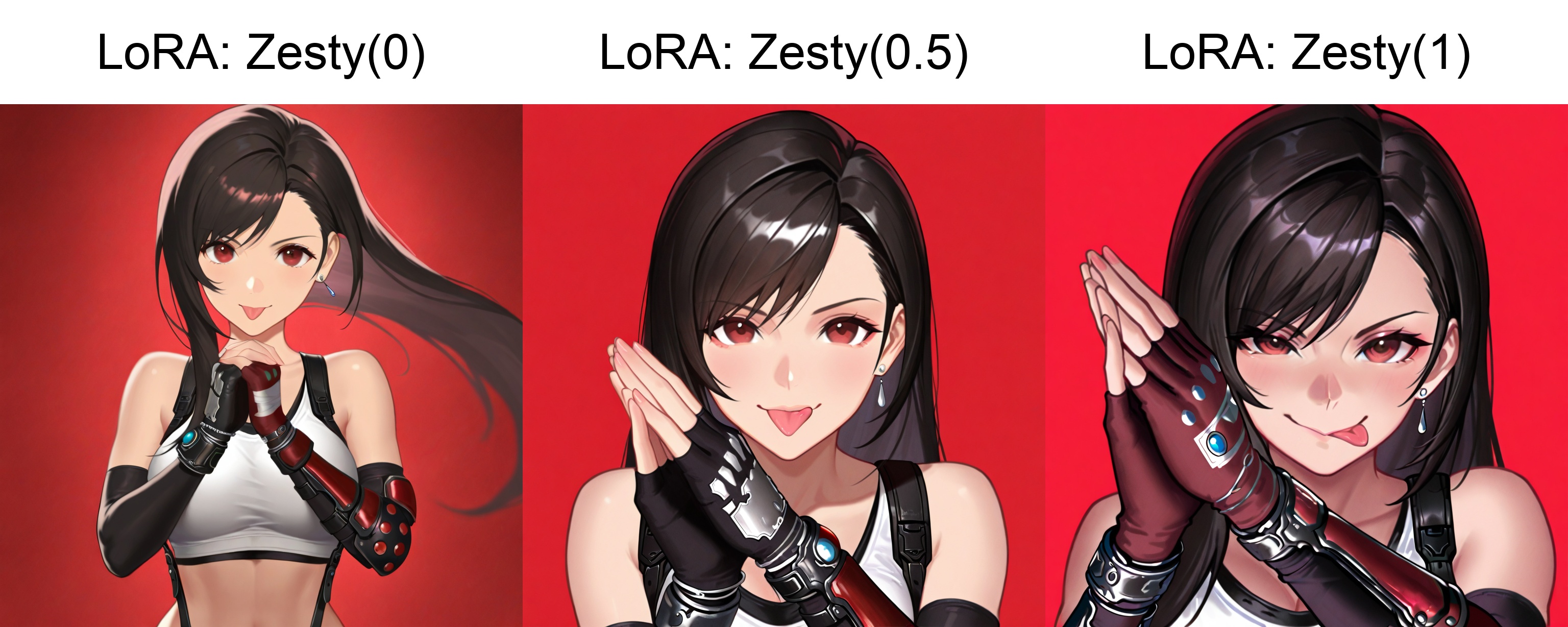 1girl,  solo,  tifa lockhart on Tensor.Art