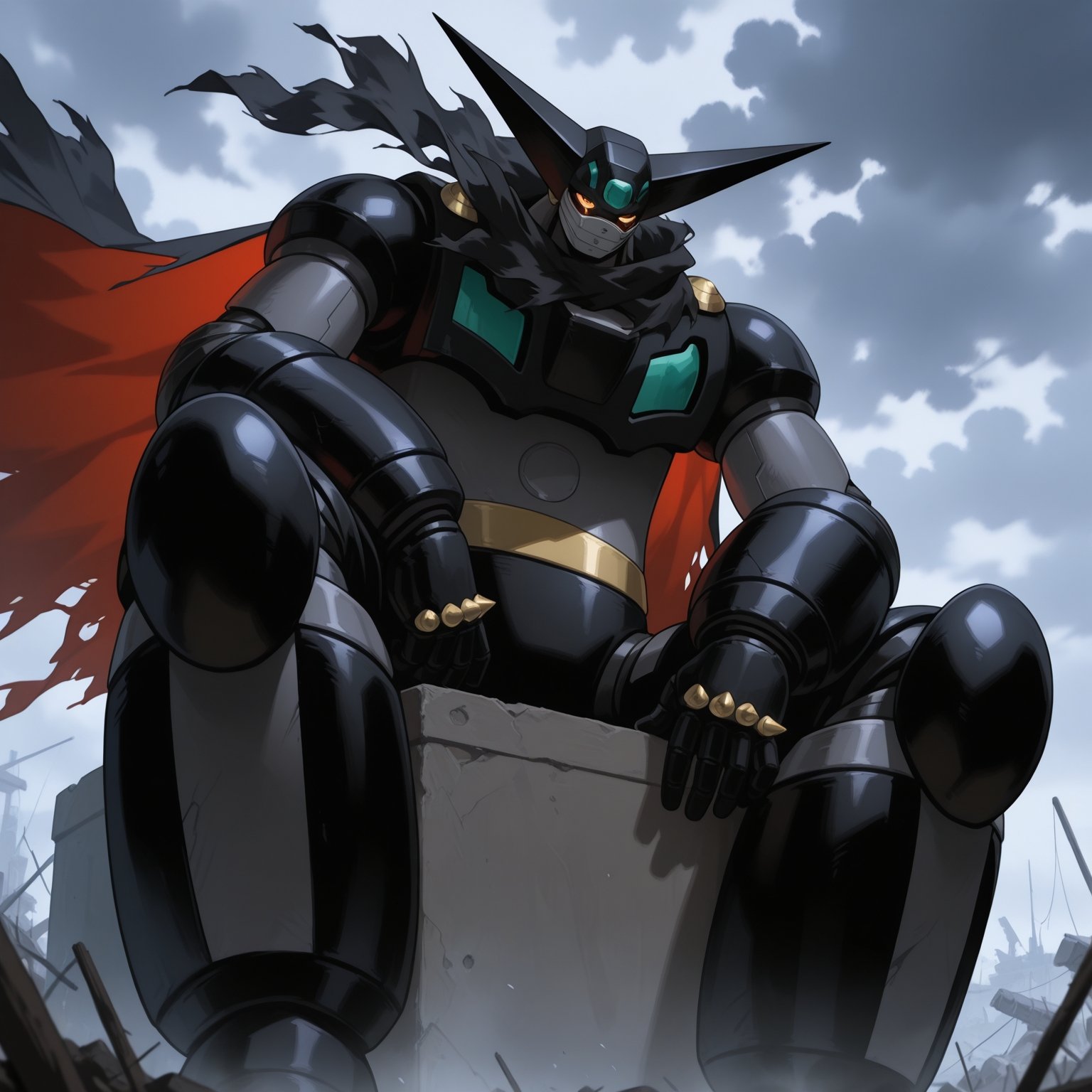 black getter,  super robot,  giant on Tensor.Art