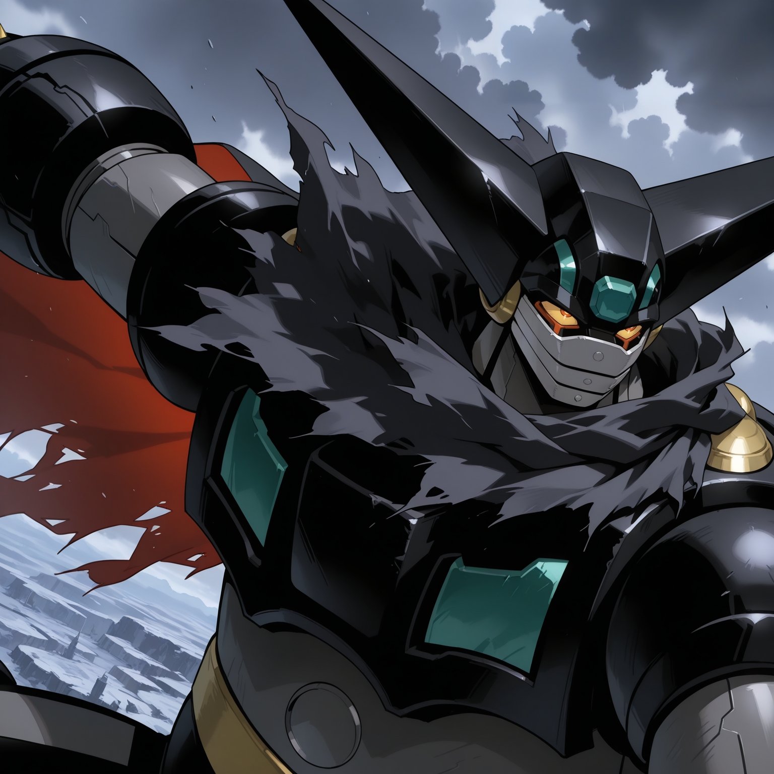 black getter,  super robot,  giant on Tensor.Art