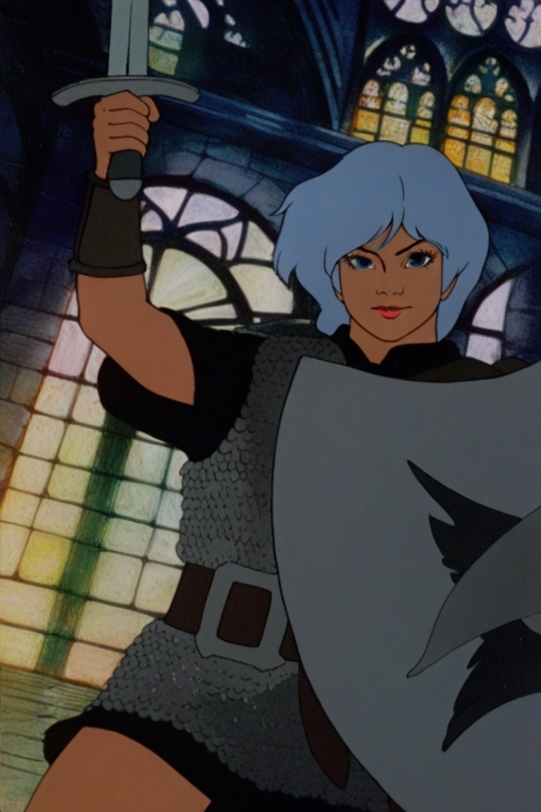 traditional media,  1970s animation,  vintage style on Tensor.Art