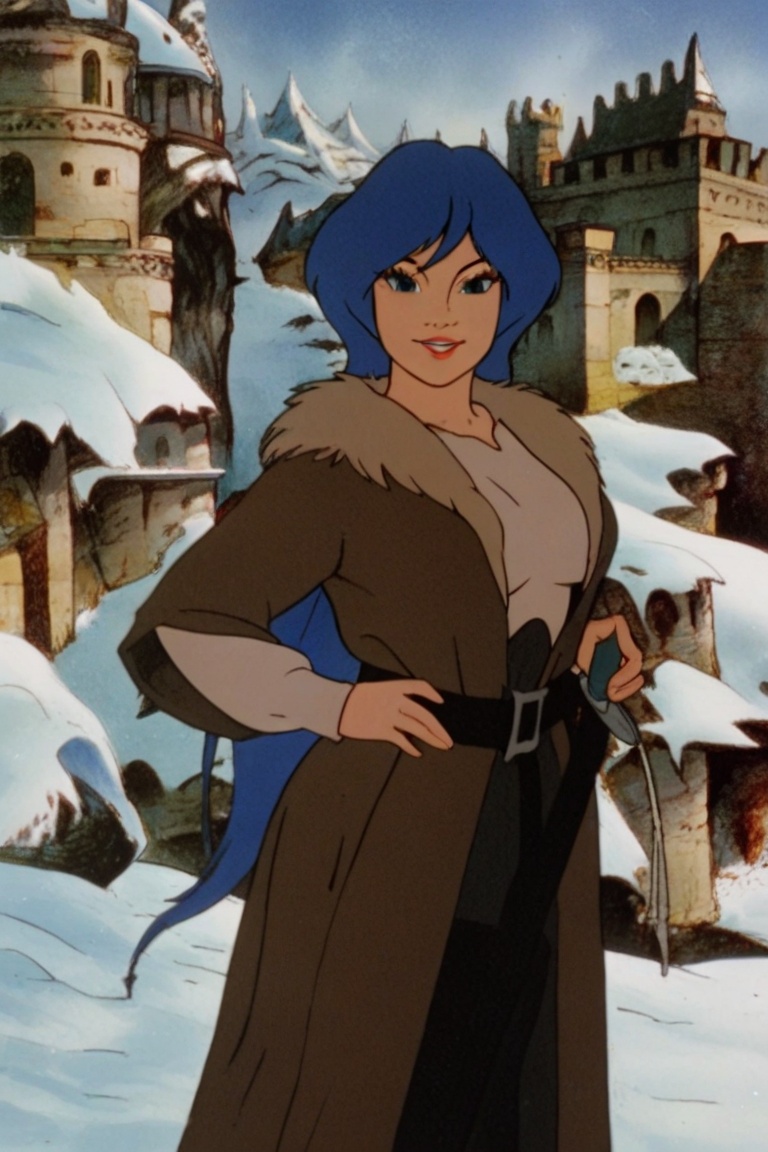 traditional media,  1970s animation,  vintage style on Tensor.Art
