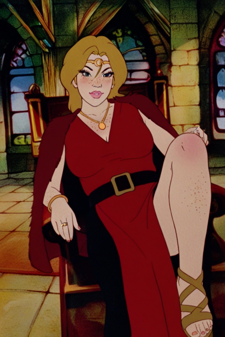 traditional media,  1970s animation,  vintage style on Tensor.Art