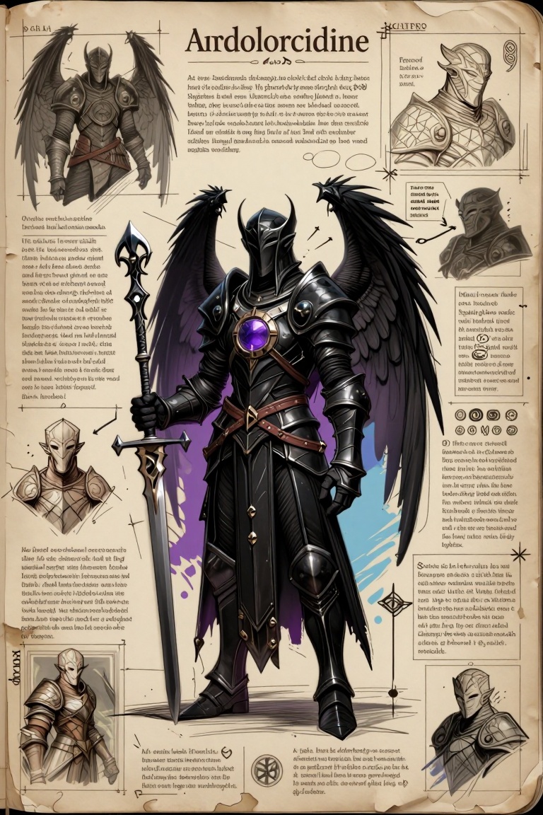 [ Illustration of ] The image depicts a figure standing against a gradient background that transitions from dark purple to...