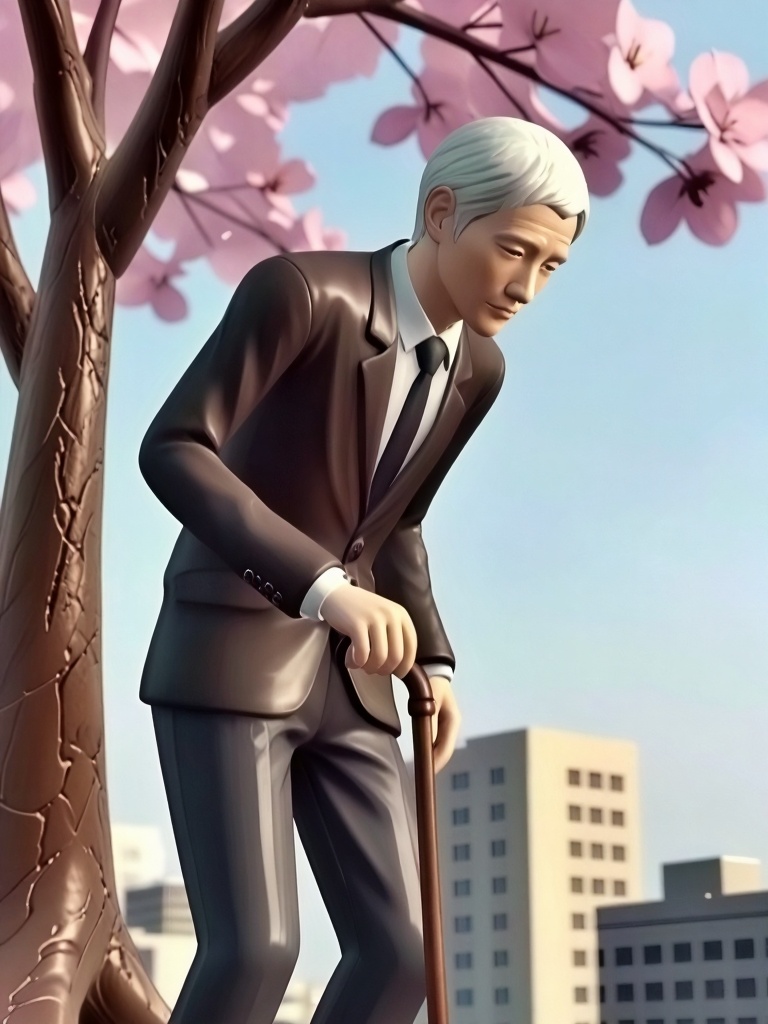 sakurairo mau koro,  1boy,  male focus on Tensor.Art