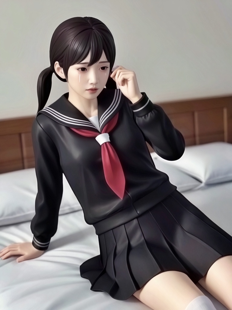 sakurairo mau koro,  1girl,  solo on Tensor.Art