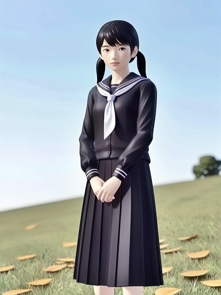sakurairo mau koro,  1girl,  solo on Tensor.Art