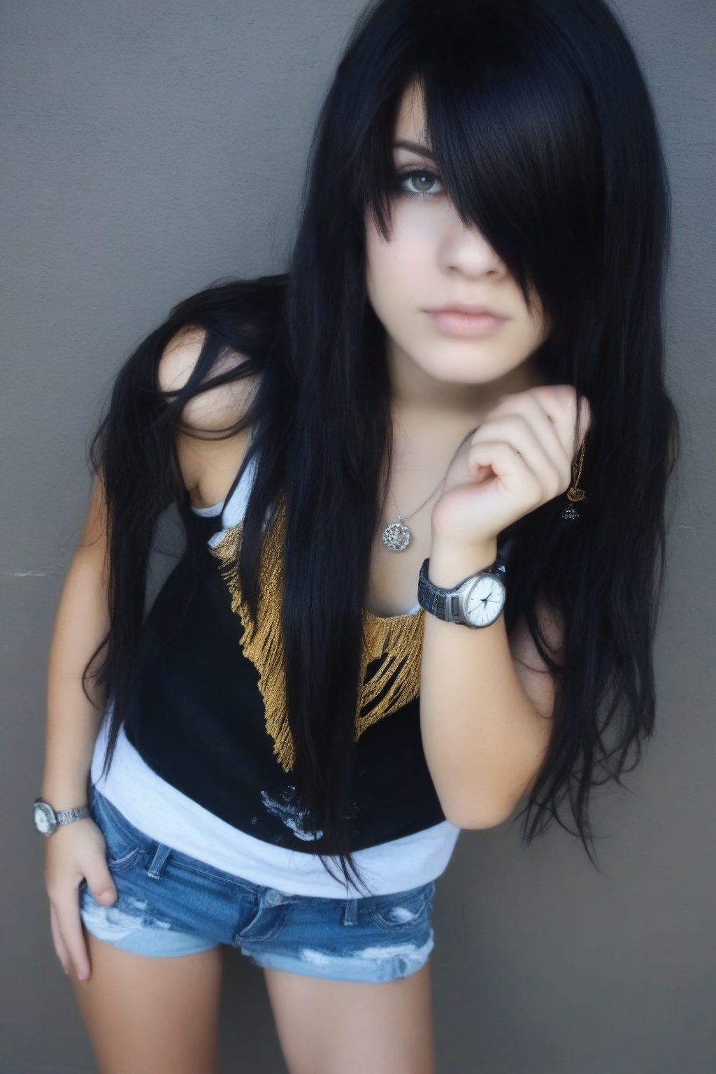 1girl,  solo,  long hair on Tensor.Art