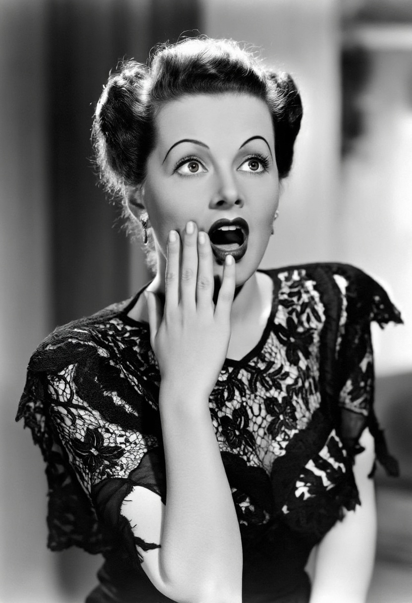 portrait of 1930s housewife,  gorgeous face,  petit on Tensor.Art