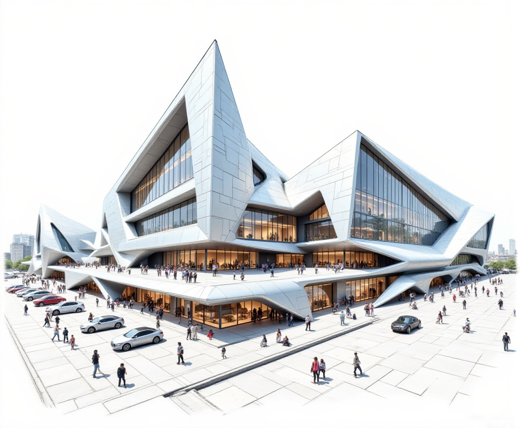 MYLimeSketch-Urban/Rural area,  The image depicts a complex of sharp,  modern on Tensor.Art