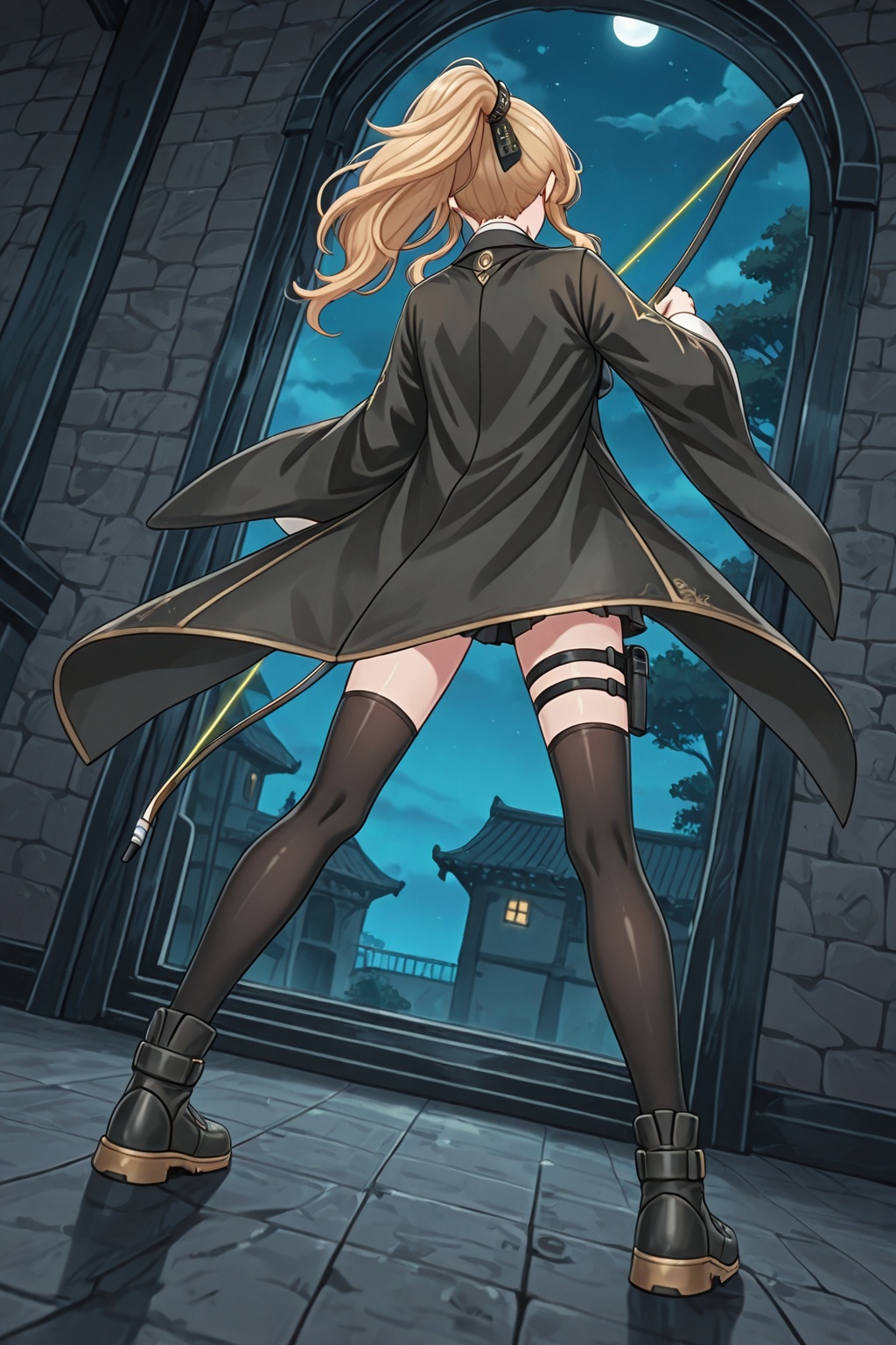 1girl,  solo,  (inside a tower) on Tensor.Art