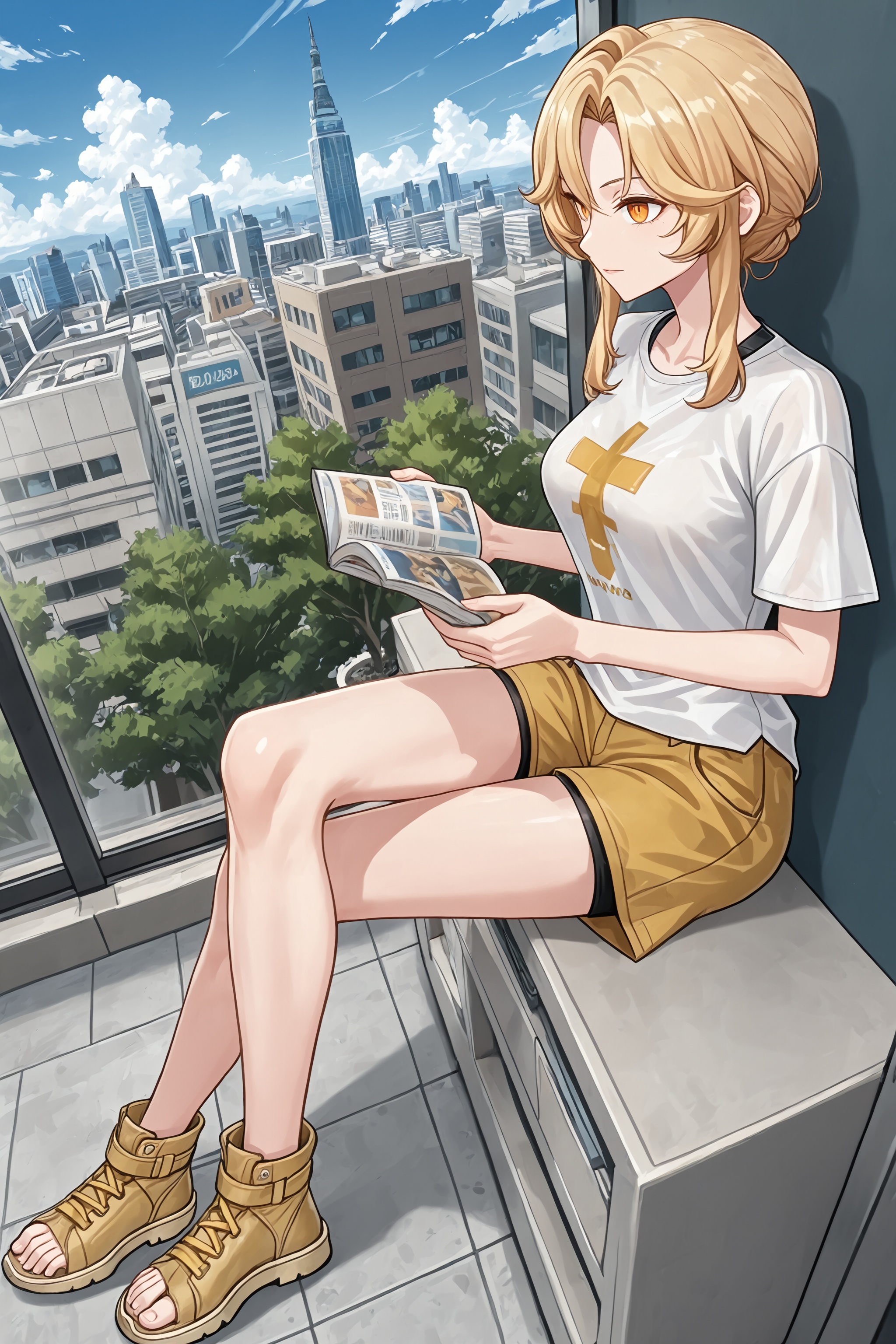 1girl,  solo,  outside on Tensor.Art