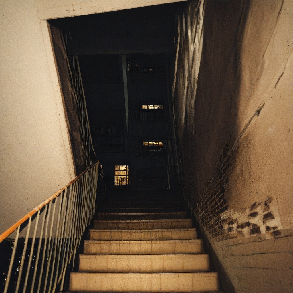 no humans,  building,  stairs on Tensor.Art