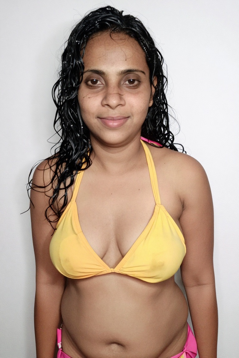 Indian woman,  slim body medium height warm brown skin tone,  oval face on Tensor.Art