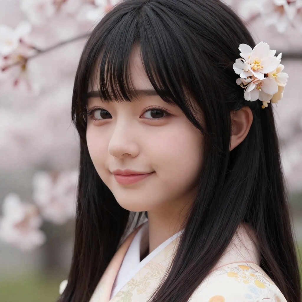 Movie texture,  Asian Japanese girl,  Japanese landmine beauties on Tensor.Art