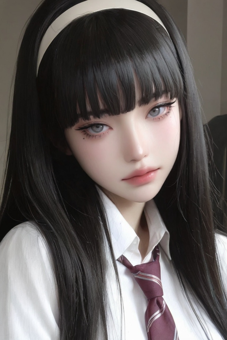 (artist:yoneyamamai:0. solo,  close mouth. upper body,  random pose.Light Olive skin. 1girl on Tensor.Art
