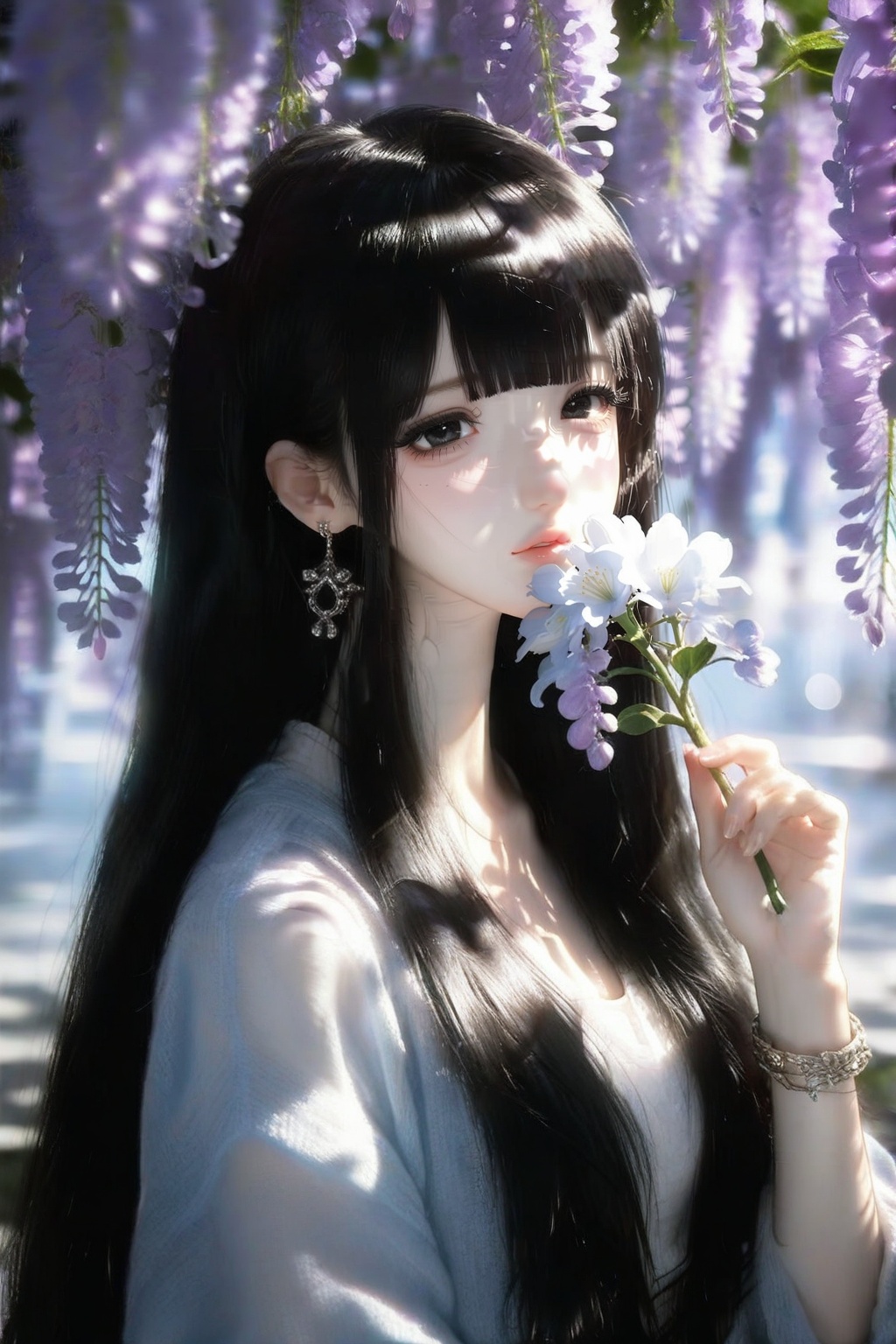 1girl,  solo,  long hair on Tensor.Art