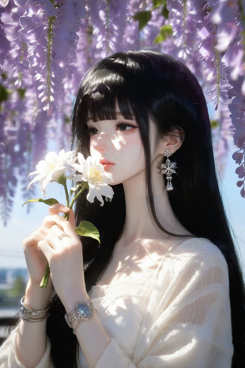 1girl,  solo,  long hair on Tensor.Art