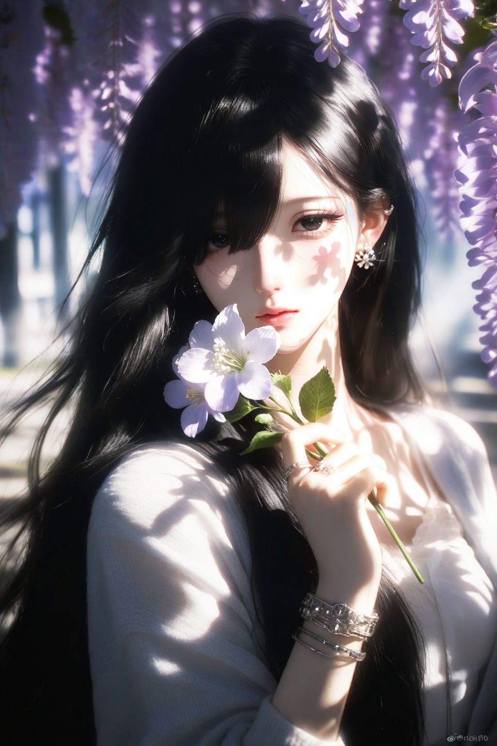 1girl,  solo,  long hair on Tensor.Art
