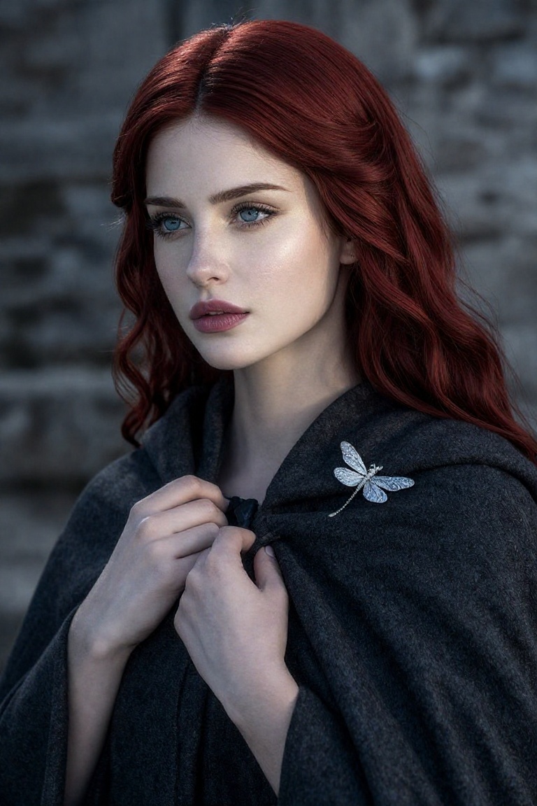 Beauty_Person,  a stunning young woman with a long,  thick mane of vivid on Tensor.Art