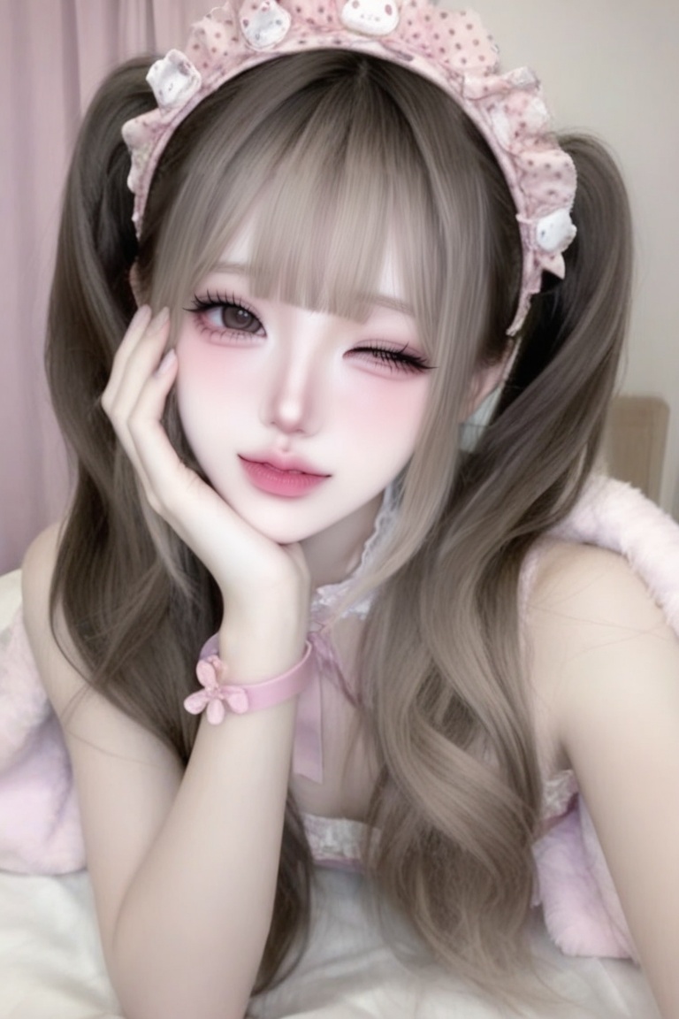 long wavy light brown hair,  soft voluminous curls,  natural shine on Tensor.Art
