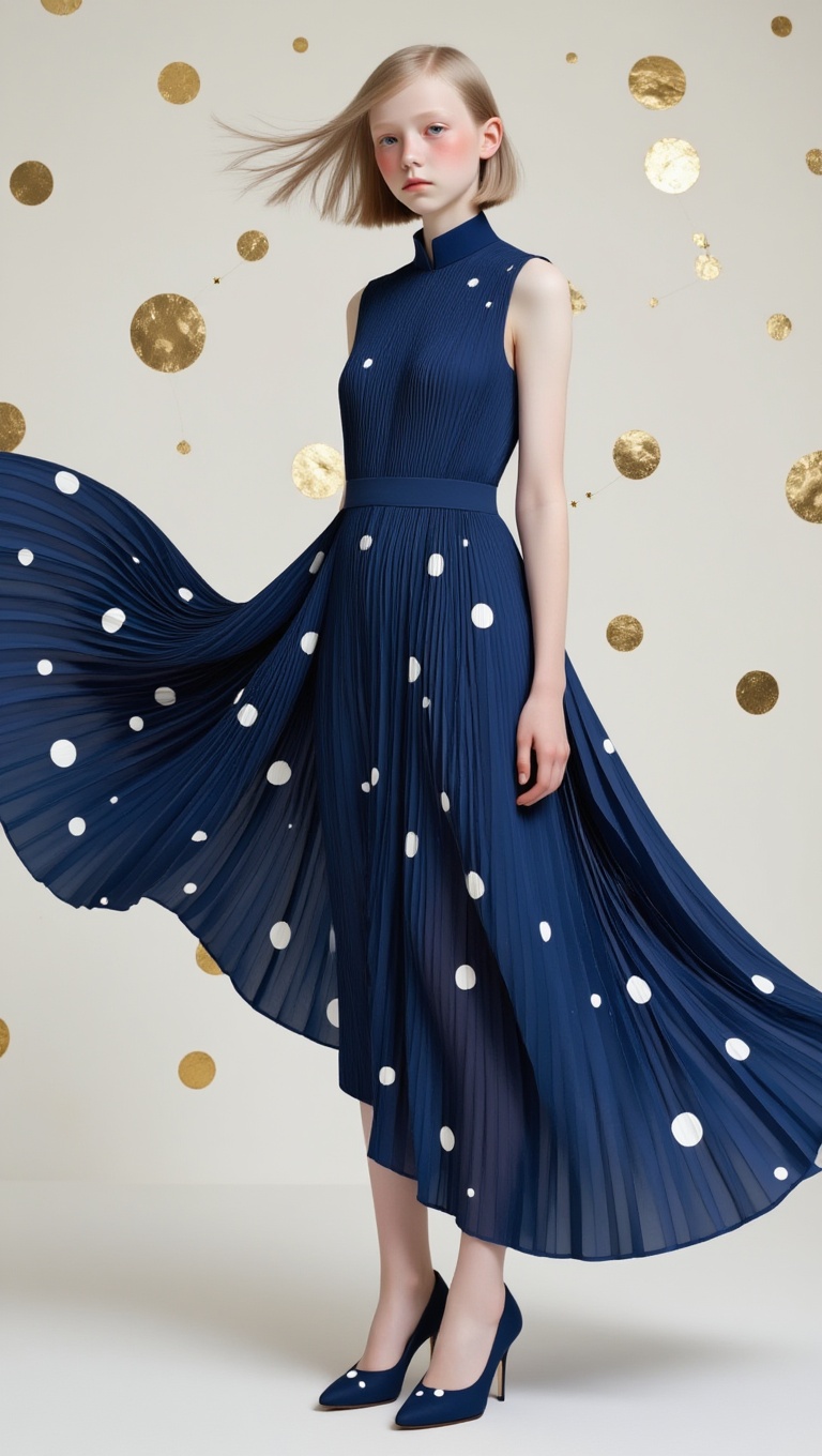 masterpiece,  ultra-detailed,  full-body fashion editorial photo on Tensor.Art