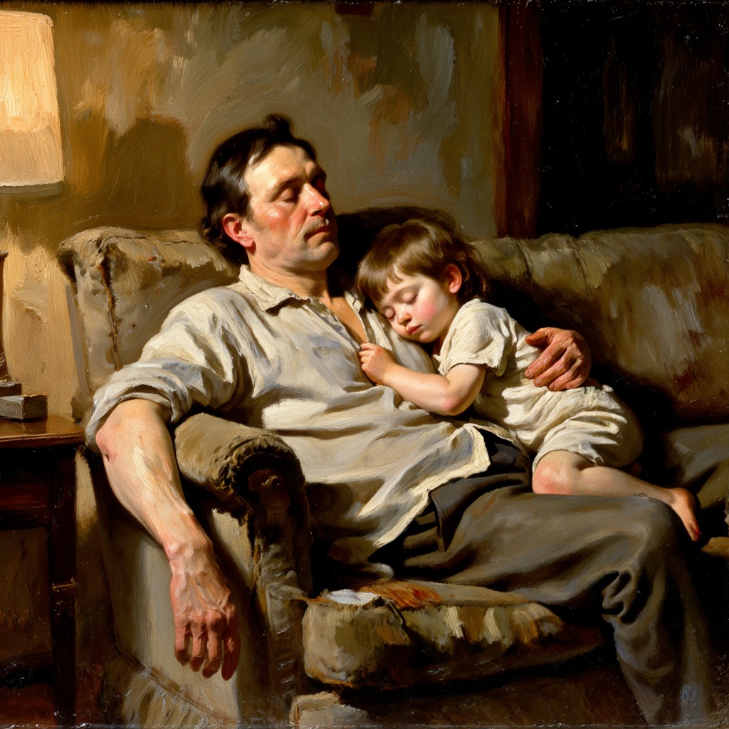 realistic oil painting,  classical interior lighting,  rich brush texture on Tensor.Art