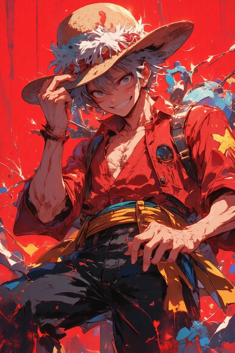 luffy,  one piece,  anime on Tensor.Art