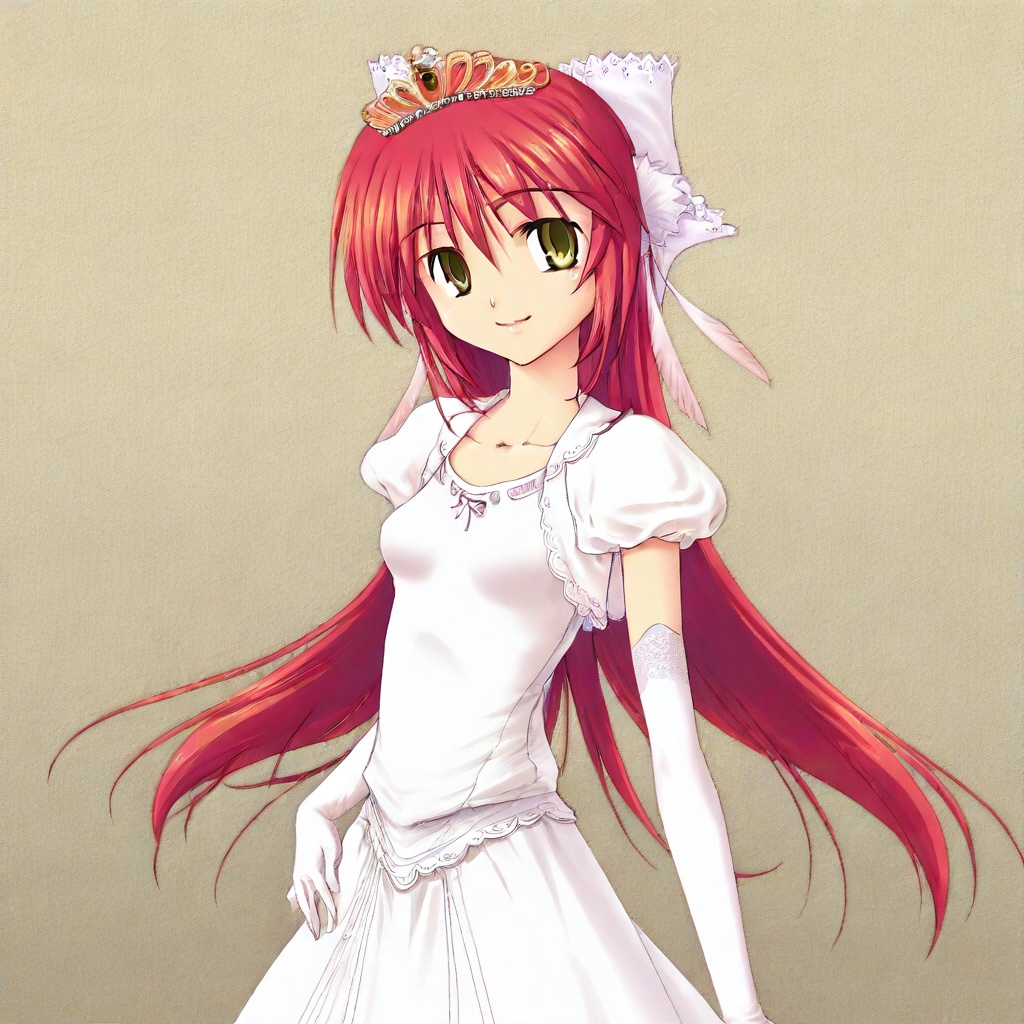MPairis,  red hair,  long hair on Tensor.Art