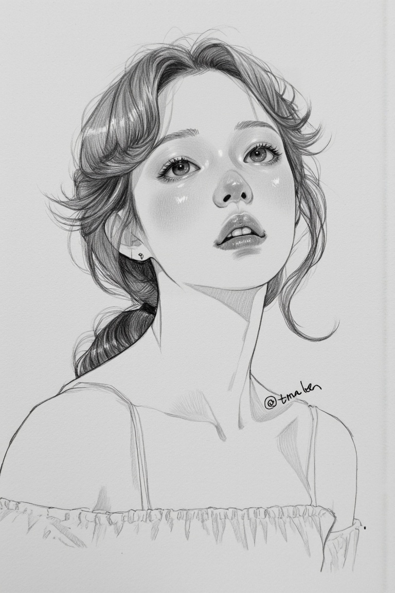 Hyperrealistic B&W graphite pencil sketch ABSOLUTE MASTERPIECE of altísima calidad de dibujo on textured paper with visibl...