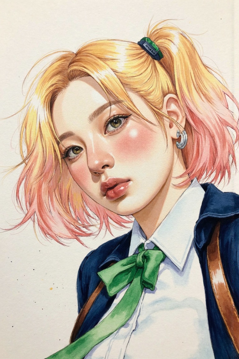 beautiful anime girl in school uniform,  extreme low angle fisheye view,  [insert character description here] on Tensor.Art