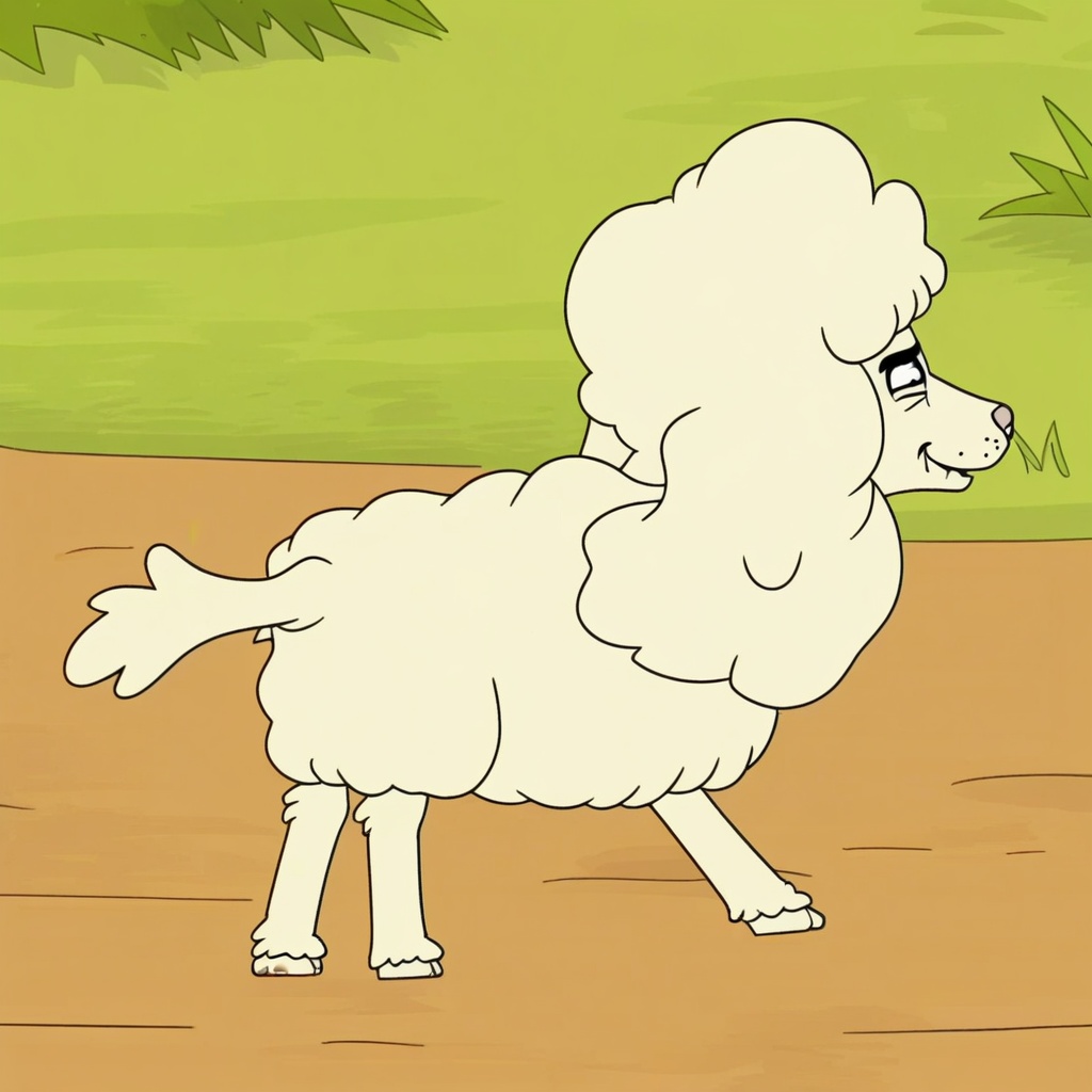 honey masquerading as a ewe,  feral,  solo on Tensor.Art