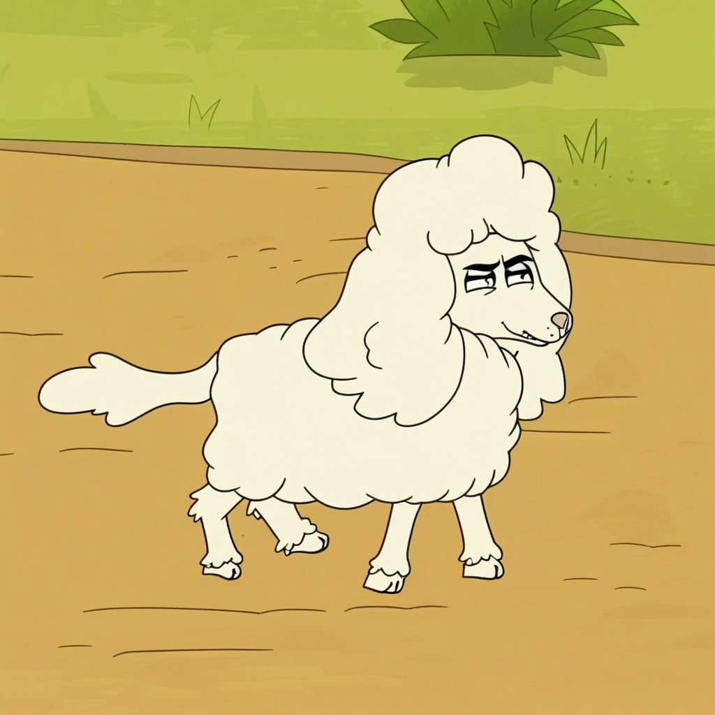 honey masquerading as a ewe,  feral,  solo on Tensor.Art