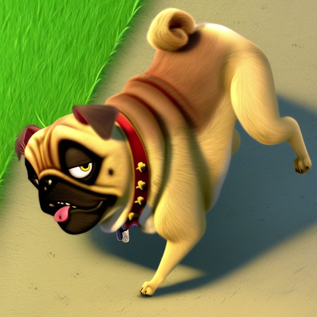 precious pug,  feral,  solo on Tensor.Art