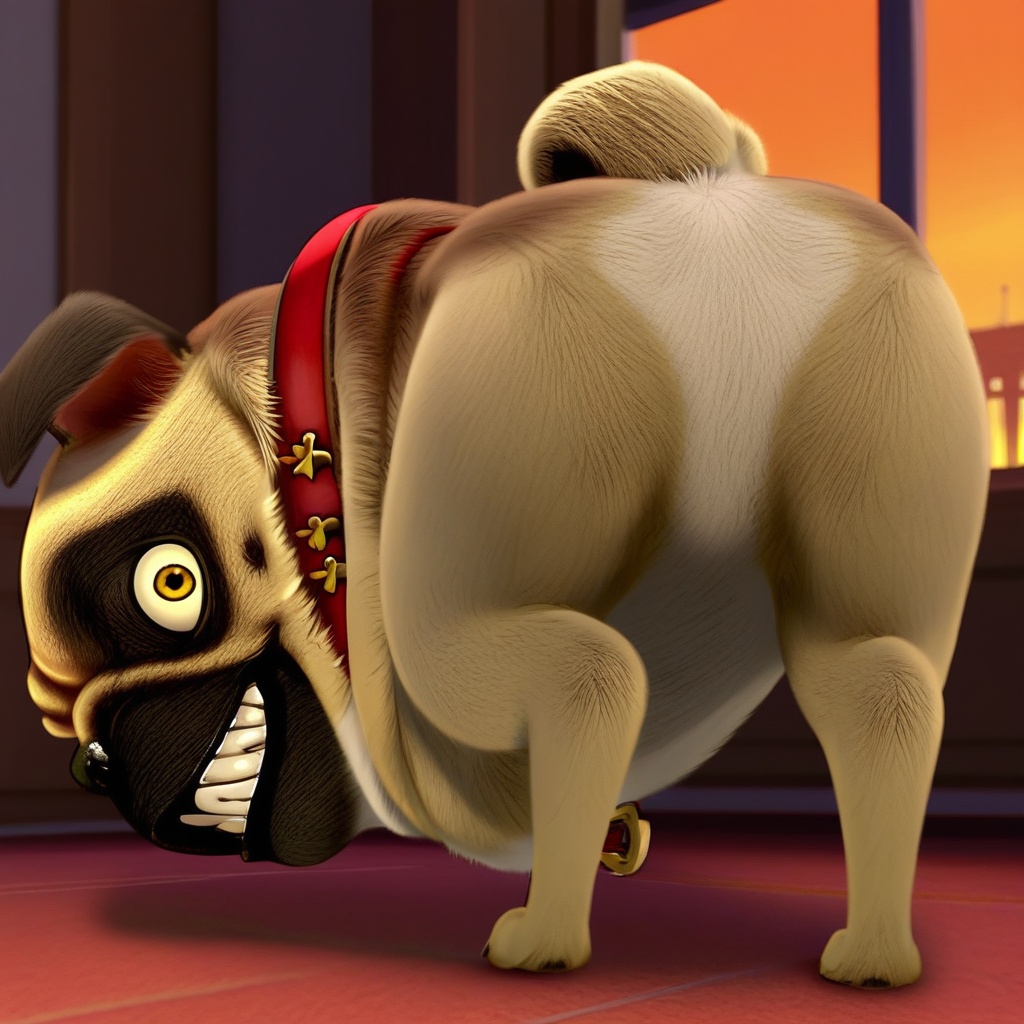 precious pug,  feral,  solo on Tensor.Art