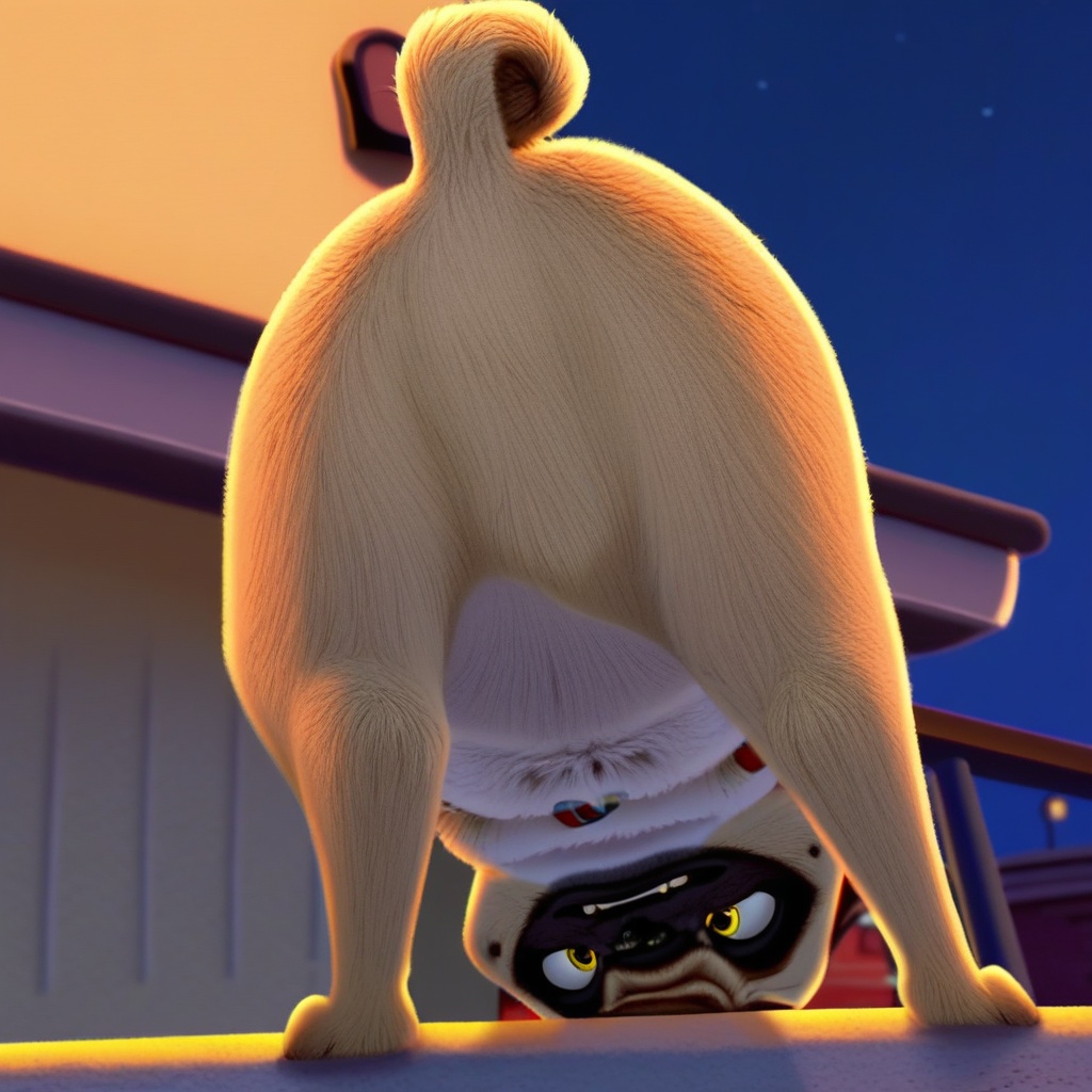 precious pug,  feral,  solo on Tensor.Art