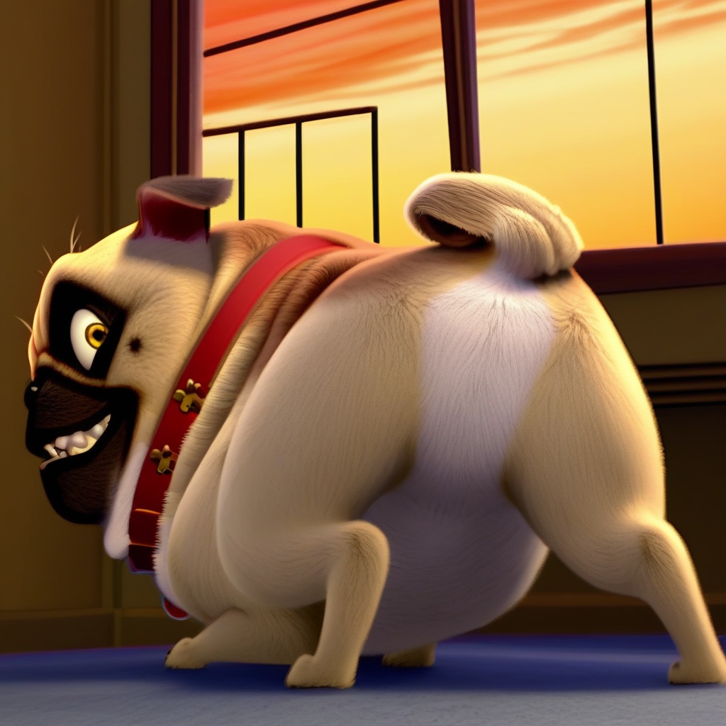 precious pug,  feral,  solo on Tensor.Art