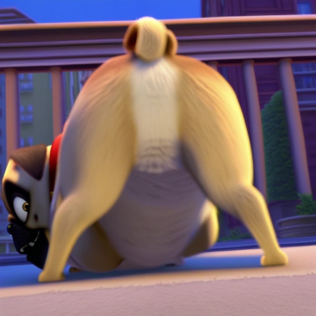 precious pug,  feral,  solo on Tensor.Art