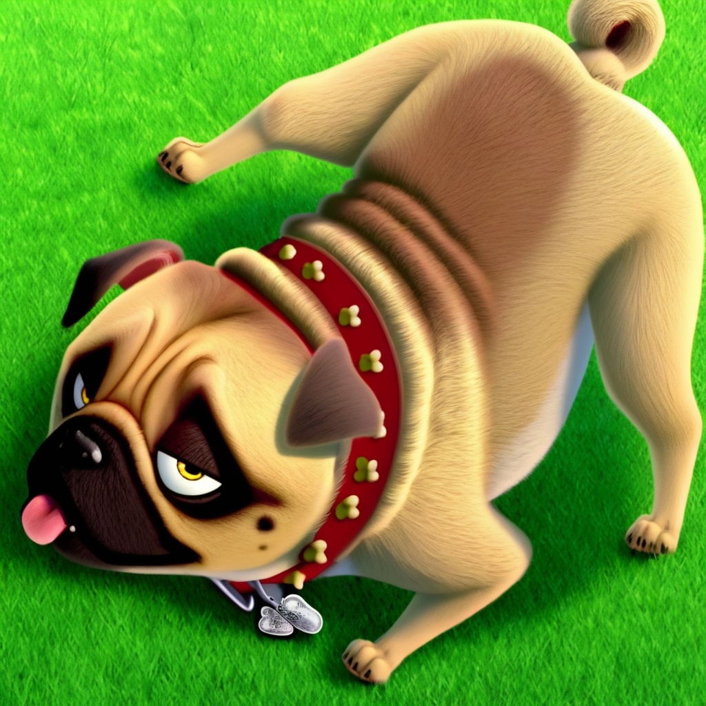 precious pug,  feral,  solo on Tensor.Art