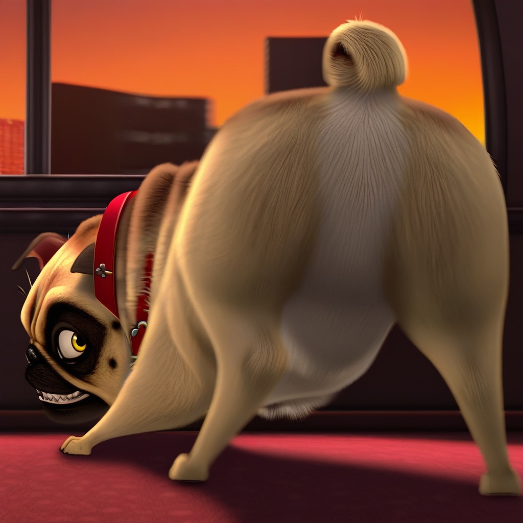 precious pug,  feral,  solo on Tensor.Art