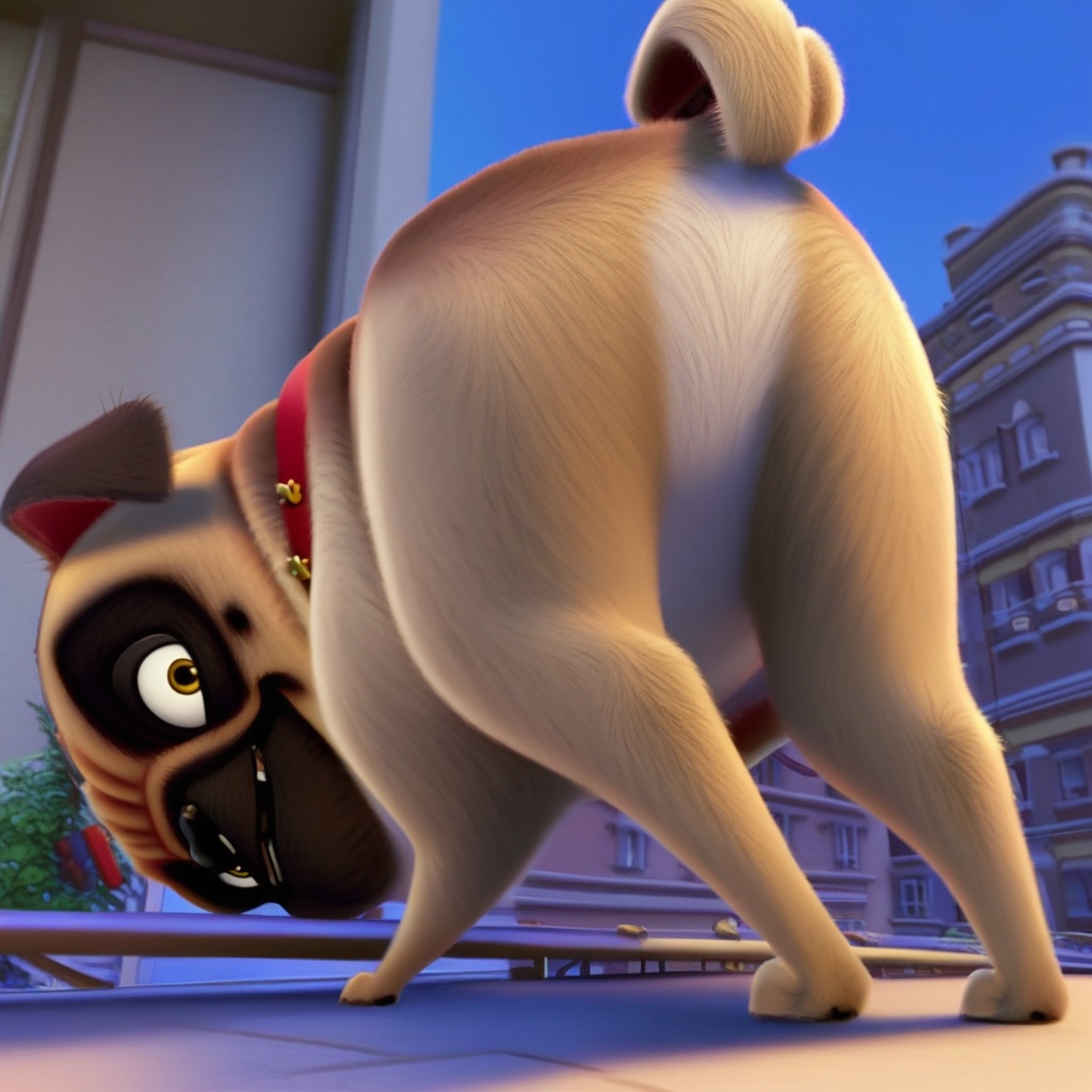 precious pug,  feral,  solo on Tensor.Art