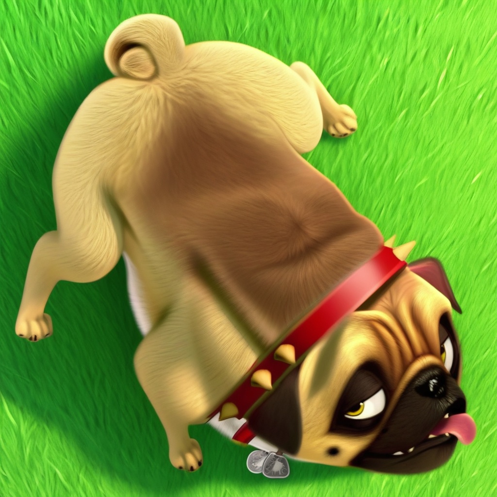 precious pug,  feral,  solo on Tensor.Art
