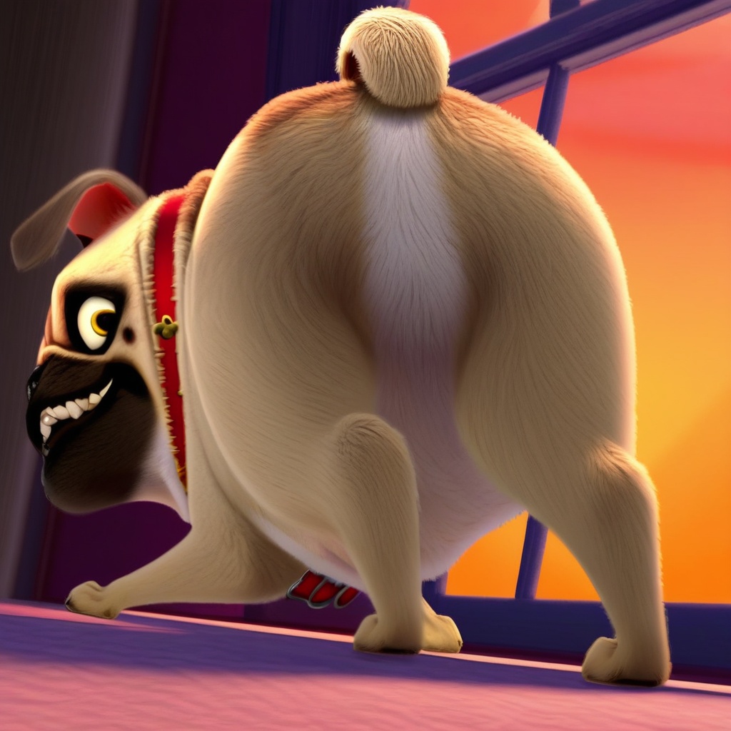 precious pug,  feral,  solo on Tensor.Art