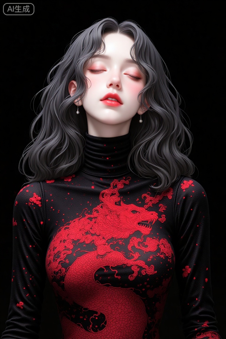 Retro Comics,  Retro Comics,  The image is a digital art piece that appears to be a portrait of a young woman. The woman i...