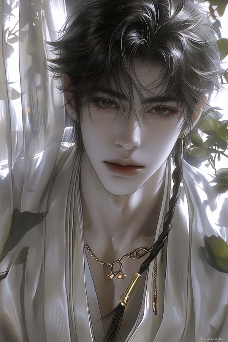 (Highly refined art style) 1male,  solo,  realistic young man on Tensor.Art