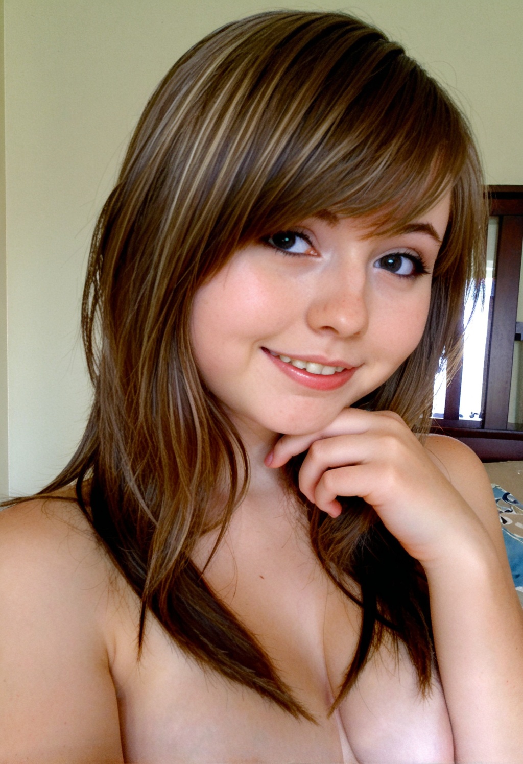 a beautiful uninhibited woman,  20yo,  soft smile on Tensor.Art