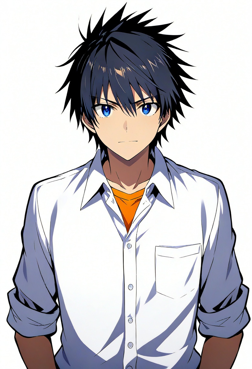kamijou touma,  ikemen,  game CG style on Tensor.Art