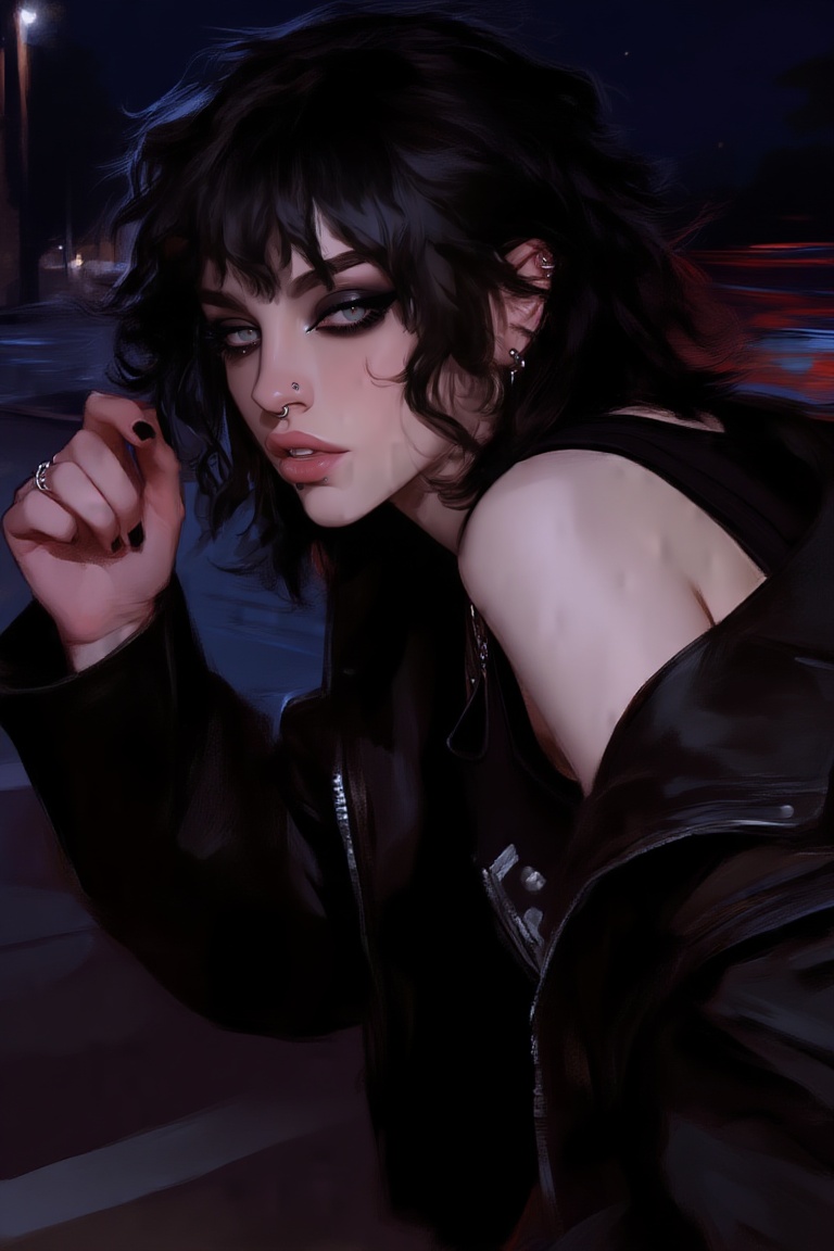 g0th1c,  1girl,  ***** on Tensor.Art
