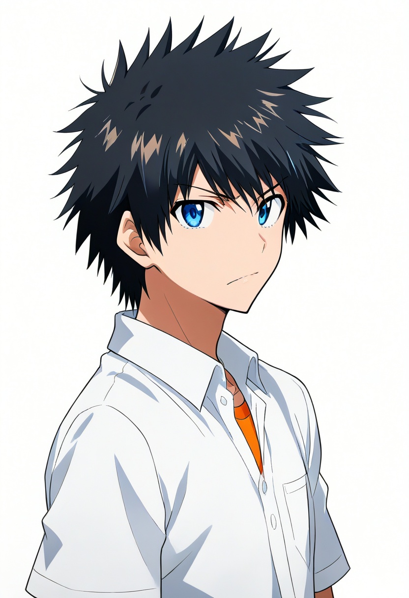 kamijou touma,  kurosaki_ichiho style,  1boy on Tensor.Art