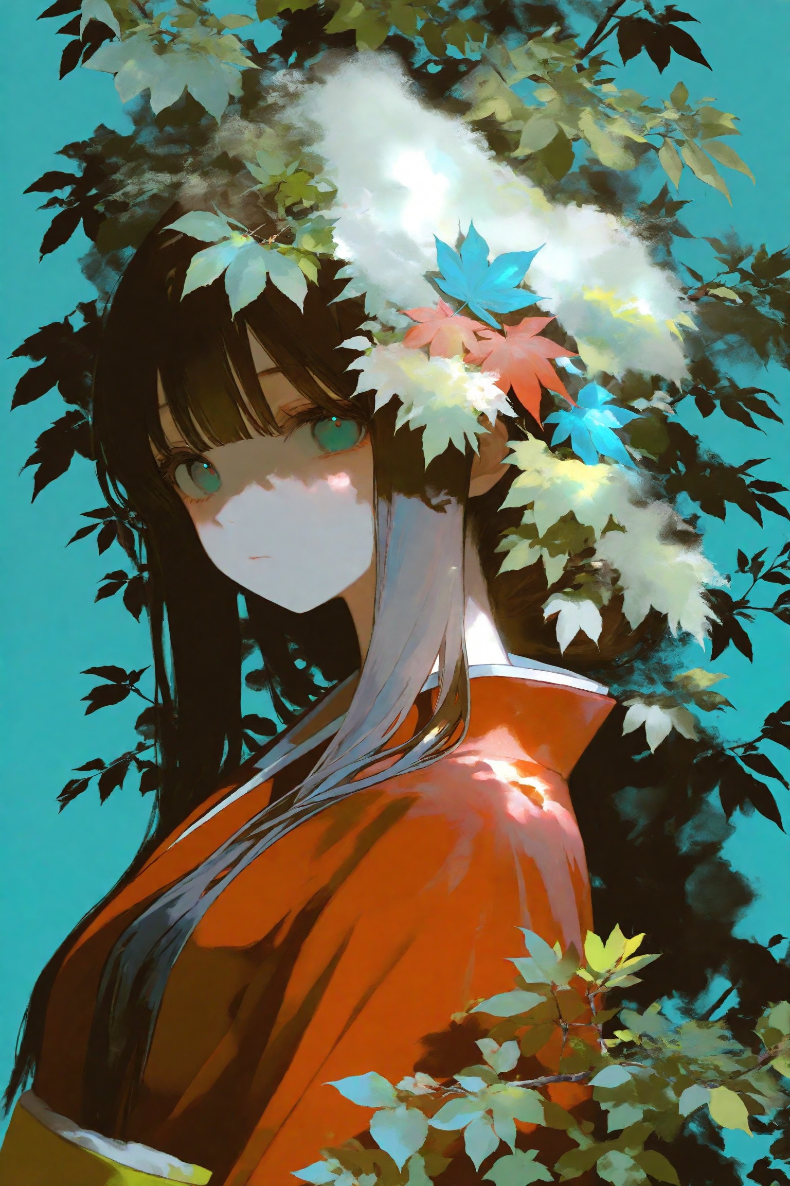 1girl,  solo,  long hair on Tensor.Art