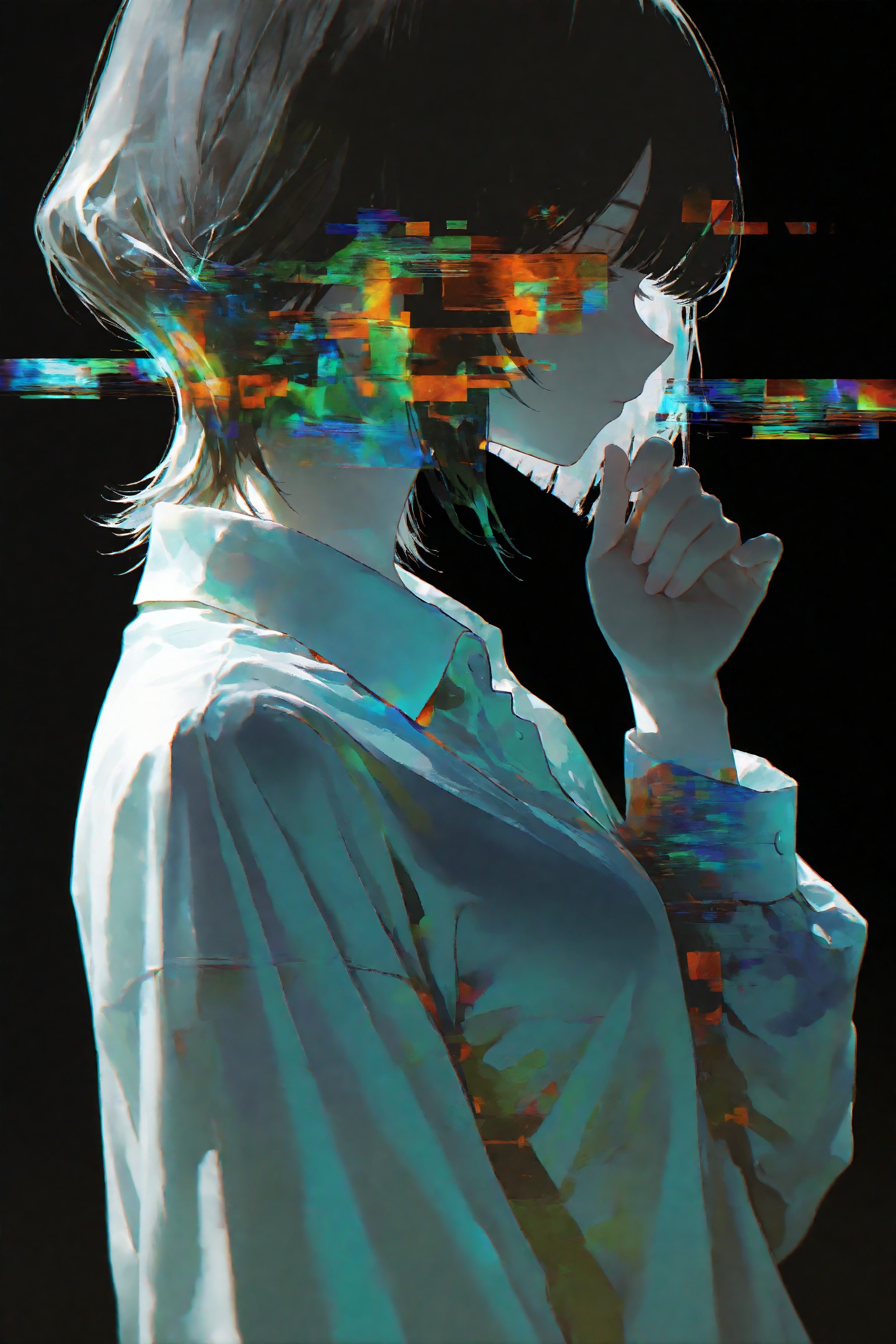 solo,  shirt,  long sleeves on Tensor.Art